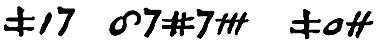 Loyalist cipher writing