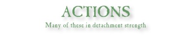 ACTIONS OF THE LAR
