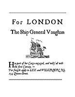 Ship bound for London