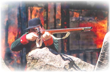 An LAR Marksmen takes aim